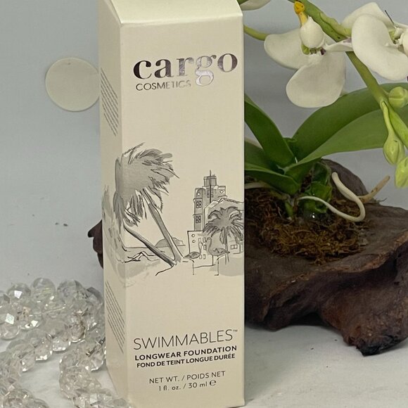 Cargo Cosmetics Swimmables Longwear Foundation - # 60 - 1 fl oz - New in Box - Picture 3 of 3